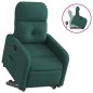 vidaXL Relaxsessel mit Aufstehhilfe Dunkelgrün Stoff vidaXL Relaxsessel mit Aufstehhilfe Dunkelgrün Stoff