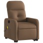 vidaXL Massagesessel mit Aufstehhilfe Braun Stoff vidaXL Massagesessel mit Aufstehhilfe Braun Stoff
