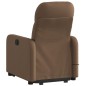 vidaXL Massagesessel mit Aufstehhilfe Braun Stoff vidaXL Massagesessel mit Aufstehhilfe Braun Stoff