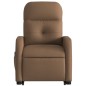vidaXL Massagesessel mit Aufstehhilfe Braun Stoff vidaXL Massagesessel mit Aufstehhilfe Braun Stoff