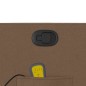 vidaXL Massagesessel mit Aufstehhilfe Braun Stoff vidaXL Massagesessel mit Aufstehhilfe Braun Stoff