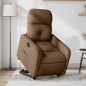 vidaXL Relaxsessel mit Aufstehhilfe Elektrisch Braun Stoff vidaXL Relaxsessel mit Aufstehhilfe Elektrisch Braun Stoff