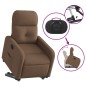 vidaXL Relaxsessel mit Aufstehhilfe Elektrisch Braun Stoff vidaXL Relaxsessel mit Aufstehhilfe Elektrisch Braun Stoff