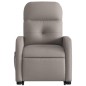 vidaXL Elektrischer Massagesessel mit Aufstehhilfe Taupe Stoff vidaXL Elektrischer Massagesessel mit Aufstehhilfe Taupe Stoff
