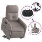 vidaXL Elektrischer Massagesessel mit Aufstehhilfe Taupe Stoff vidaXL Elektrischer Massagesessel mit Aufstehhilfe Taupe Stoff