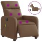 vidaXL Massagesessel Elektrisch Braun Stoff vidaXL Massagesessel Elektrisch Braun Stoff