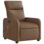 vidaXL Massagesessel Elektrisch Braun Stoff vidaXL Massagesessel Elektrisch Braun Stoff