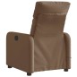 vidaXL Massagesessel Elektrisch Braun Stoff vidaXL Massagesessel Elektrisch Braun Stoff