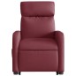 vidaXL Massagesessel mit Aufstehhilfe Weinrot Stoff vidaXL Massagesessel mit Aufstehhilfe Weinrot Stoff