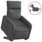 vidaXL Relaxsessel mit Aufstehhilfe Elektrisch Dunkelgrau Stoff vidaXL Relaxsessel mit Aufstehhilfe Elektrisch Dunkelgrau Stoff