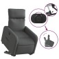 vidaXL Relaxsessel mit Aufstehhilfe Elektrisch Dunkelgrau Stoff vidaXL Relaxsessel mit Aufstehhilfe Elektrisch Dunkelgrau Stoff