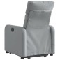 vidaXL Elektrischer Massagesessel mit Aufstehhilfe Hellgrau Stoff vidaXL Elektrischer Massagesessel mit Aufstehhilfe Hellgrau Stoff