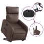 vidaXL Relaxsessel mit Aufstehhilfe Braun Kunstleder vidaXL Relaxsessel mit Aufstehhilfe Braun Kunstleder