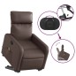 vidaXL Massagesessel mit Aufstehhilfe Braun Kunstleder vidaXL Massagesessel mit Aufstehhilfe Braun Kunstleder