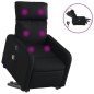 vidaXL Massagesessel mit Aufstehhilfe Elektrisch Schwarz Kunstleder vidaXL Massagesessel mit Aufstehhilfe Elektrisch Schwarz Kunstleder