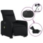 vidaXL Massagesessel mit Aufstehhilfe Elektrisch Schwarz Kunstleder vidaXL Massagesessel mit Aufstehhilfe Elektrisch Schwarz Kunstleder
