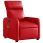 vidaXL Massagesessel Elektrisch Rot Kunstleder vidaXL Massagesessel Elektrisch Rot Kunstleder