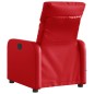 vidaXL Massagesessel Elektrisch Rot Kunstleder vidaXL Massagesessel Elektrisch Rot Kunstleder
