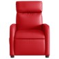 vidaXL Massagesessel Elektrisch Rot Kunstleder vidaXL Massagesessel Elektrisch Rot Kunstleder