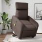vidaXL Massagesessel mit Aufstehhilfe Elektrisch Braun Kunstleder vidaXL Massagesessel mit Aufstehhilfe Elektrisch Braun Kunstleder