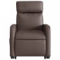 vidaXL Massagesessel mit Aufstehhilfe Elektrisch Braun Kunstleder vidaXL Massagesessel mit Aufstehhilfe Elektrisch Braun Kunstleder
