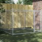vidaXL Hundezwinger mit Tür Grau 2x2x1,5 m Verzinkter Stahl vidaXL Hundezwinger mit Tür Grau 2x2x1,5 m Verzinkter Stahl