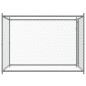 vidaXL Hundezwinger mit Tür Grau 2x2x1,5 m Verzinkter Stahl vidaXL Hundezwinger mit Tür Grau 2x2x1,5 m Verzinkter Stahl