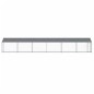 vidaXL Hundezwinger mit Dach und Tür Grau 12x2x2 m Verzinkter Stahl vidaXL Hundezwinger mit Dach und Tür Grau 12x2x2 m Verzinkter Stahl