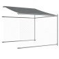 vidaXL Hundezwinger mit Dach und Tür Grau 12x2x2 m Verzinkter Stahl vidaXL Hundezwinger mit Dach und Tür Grau 12x2x2 m Verzinkter Stahl