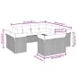 vidaXL 11-tlg. Garten-Sofagarnitur mit Kissen Beige Poly Rattan vidaXL 11-tlg. Garten-Sofagarnitur mit Kissen Beige Poly Rattan