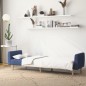 vidaXL Schlafsofa 2-Sitzer Blau Stoff vidaXL Schlafsofa 2-Sitzer Blau Stoff