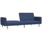 vidaXL Schlafsofa 2-Sitzer Blau Stoff vidaXL Schlafsofa 2-Sitzer Blau Stoff