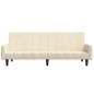 vidaXL Schlafsofa 2-Sitzer Creme Samt vidaXL Schlafsofa 2-Sitzer Creme Samt