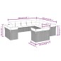vidaXL 13-tlg. Garten-Sofagarnitur mit Kissen Beige Poly Rattan vidaXL 13-tlg. Garten-Sofagarnitur mit Kissen Beige Poly Rattan