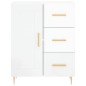 Highboard Hochglanz-Weiß 69,5x34x180 cm Holzwerkstoff Highboard Hochglanz-Weiß 69,5x34x180 cm Holzwerkstoff
