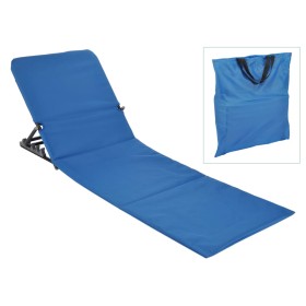 HI Faltbare Strandmatte PVC Blau