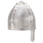 vidaXL Mittelalterlicher Ritterhelm Antik Replik LARP Silbern Stahl vidaXL Mittelalterlicher Ritterhelm Antik Replik LARP Silbern Stahl