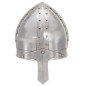 vidaXL Mittelalterlicher Ritterhelm Antik Replik LARP Silbern Stahl vidaXL Mittelalterlicher Ritterhelm Antik Replik LARP Silbern Stahl