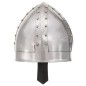 vidaXL Mittelalterlicher Ritterhelm Antik Replik LARP Silbern Stahl vidaXL Mittelalterlicher Ritterhelm Antik Replik LARP Silbern Stahl