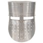 vidaXL Mittelalterlicher Ritterhelm Antik Replik LARP Silbern Stahl vidaXL Mittelalterlicher Ritterhelm Antik Replik LARP Silbern Stahl