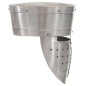vidaXL Mittelalterlicher Ritterhelm Antik Replik LARP Silbern Stahl vidaXL Mittelalterlicher Ritterhelm Antik Replik LARP Silbern Stahl