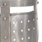 vidaXL Mittelalterlicher Ritterhelm Antik Replik LARP Silbern Stahl vidaXL Mittelalterlicher Ritterhelm Antik Replik LARP Silbern Stahl
