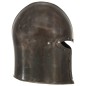 vidaXL Mittelalterlicher Ritterhelm Antik Replik LARP Silbern Stahl vidaXL Mittelalterlicher Ritterhelm Antik Replik LARP Silbern Stahl