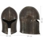vidaXL Mittelalterlicher Ritterhelm Antik Replik LARP Silbern Stahl vidaXL Mittelalterlicher Ritterhelm Antik Replik LARP Silbern Stahl