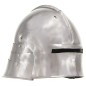 vidaXL Mittelalterlicher Ritterhelm Antik Replik LARP Silbern Stahl vidaXL Mittelalterlicher Ritterhelm Antik Replik LARP Silbern Stahl