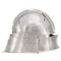 vidaXL Mittelalterlicher Ritterhelm Antik Replik LARP Silbern Stahl vidaXL Mittelalterlicher Ritterhelm Antik Replik LARP Silbern Stahl