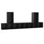 vidaXL 5-tlg. TV-Schrank-Set Hochglanz-Grau Holzwerkstoff vidaXL 5-tlg. TV-Schrank-Set Hochglanz-Grau Holzwerkstoff