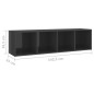 vidaXL 5-tlg. TV-Schrank-Set Hochglanz-Grau Holzwerkstoff vidaXL 5-tlg. TV-Schrank-Set Hochglanz-Grau Holzwerkstoff