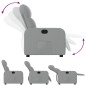 vidaXL Relaxsessel Hellgrau Stoff vidaXL Relaxsessel Hellgrau Stoff