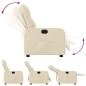 vidaXL Relaxsessel Creme Stoff vidaXL Relaxsessel Creme Stoff